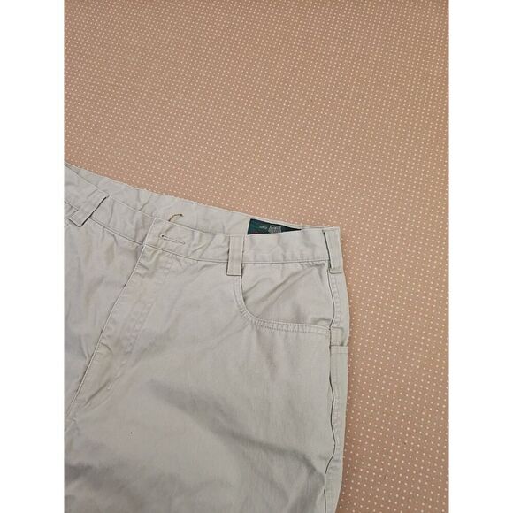 Vintage Orvis Pants Tan Cotton Men's Size 34x29 Open Back Pockets - Picture 10 of 13